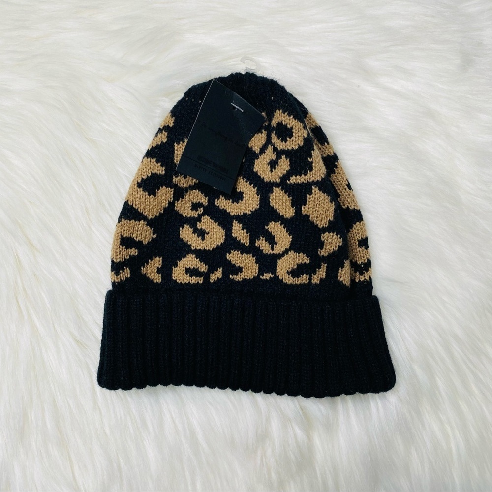 Women’s Cheetah Print Beanie